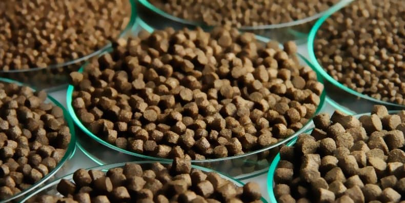 Fish feeds prepared for aquaculture production